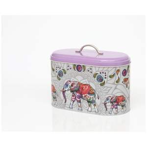 Lucky Elephant 178x338x200mm bac à détergent divisé en métal avec poignée trieur de linge - Product Image 2