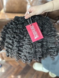 100% หยิกพม่าผมแท้ติดหนังกำพร้าผมคนเวียดนาม - Product Image 4