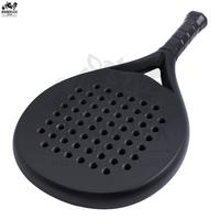 Raquette de padel professionnelle de haute qualité, nouveau design, logo personnalisé, respirante, légère, écologique, forme goutte d'eau, nylon carbone