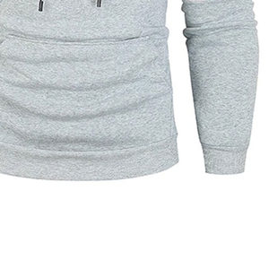 Sweat-shirts décontractés pour hommes en coton 100% doublé en polaire, coupe régulière, couleur personnalisée, anti-boulochage, impression sur le devant, logo personnalisé tendance - Product Image 6