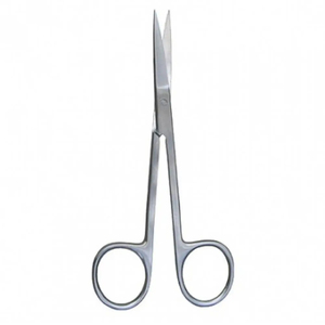 Ciseaux à iris manuels réutilisables de bonne qualité Ciseaux chirurgicaux à pointe droite Classe II - Product Image 1