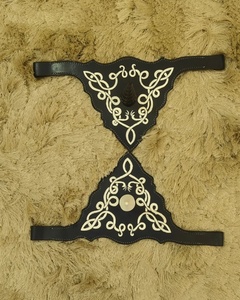 Conception d'équitation anglaise de qualité supérieure ensemble de clous équestres occidentaux pleine grandeur Logo personnalisé collier de poitrine en cheval en cuir - Product Image 2