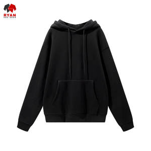 Sweat à capuche personnalisé pour homme, tissu confortable et respirant avec logo personnalisé, service ODM, style pull-over - Product Image 2