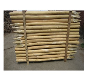 Postes de Madera de Acacia Sólida – Postes de Madera Dura Resistentes - Product Image 3