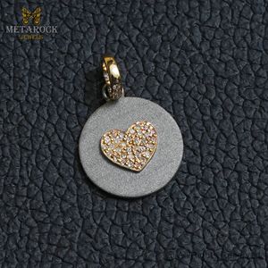 14k Gold <b>Diamond</b> Heart <b>Charm</b> 925 Silver Minimalist Bracelet, <b>Pendant</b> Necklace Fine Jewelry Wholesale - Product Image 5