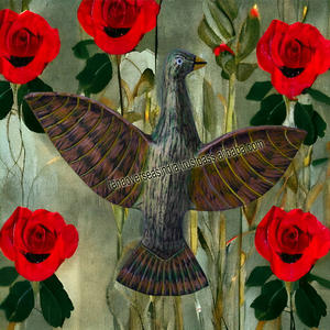 Aluminio Flying Piegon estatua montaje en pared colgante Metal pared arte decoración Piegon para interior exterior hogar dormitorio sala de estar - Product Image 4