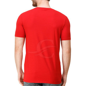 T-shirt décontracté pour homme, confortable et personnalisable, tissu tricoté respirant 220g, haute qualité avec motif uni unique - Product Image 3