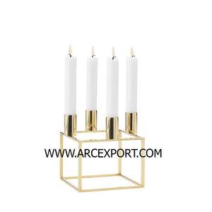 Bougeoir en métal doré de qualité supérieure dernière conception décor de salon à la maison bougeoir accessoires de bougie pour Offre Spéciale - Product Image 6