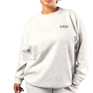 Sudadera de Cuello Redondo para Mujer, Diseño de Color Sólido, Precio al por Mayor para Compradores al por Mayor, para Invierno, con Mangas Completas / Diseño Informal - Product Image 1