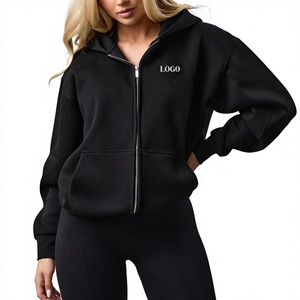 ชุดวอร์มผ้าฝ้ายสำหรับผู้หญิงเสื้อฮู้ดปรับแต่งได้ชุดวอร์มผ้าฝ้ายคุณภาพสูง - Product Image 1