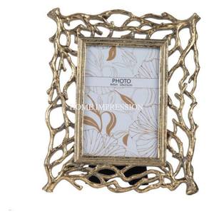 Marcos de latón con foto de diseñador, trabajo antiguo intrincado en artesanía de metal fino para mejorar interiores clásicos modernos - Product Image 5