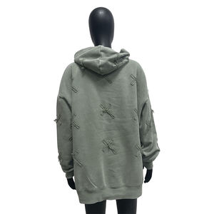 Sweat à capuche pour femme léger en différentes couleurs Impression de logo personnalisé Meilleur design pas cher prix - Product Image 3