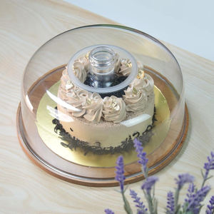 Venta al por mayor personalizado de madera redondo soporte de la torta más vendido para la celebración de la boda decoración de la India fabricación fiestas de cumpleaños - Product Image 3