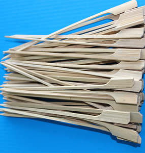 Décoration de fête Bambou Pick Stick avec drapeau pour apéritif Fruit Dessert Eco Friendly Jetable Cocktail Use - Product Image 5