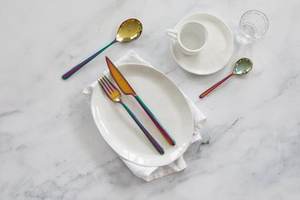 Juego de Cubiertos de Plata con Diseño de Dibujos Animados, Grabado en la Cara, Ideal para Niños y Decoración de Mesa Divertida, de la India - Product Image 5