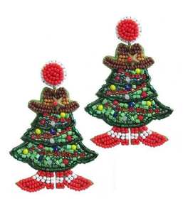 Elegant <b>Handmade</b> Beaded <b>Earrings</b> for Women Colorful Fashion Jewelry At Wholesale Price - Product Image 3