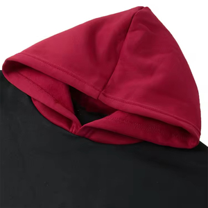 Ventes en gros de sweats à capuche surdimensionnés de haute qualité, en tissu uni numérique d'hiver, style streetwear, délavés, lourds, personnalisés, sans cordon - Product Image 3