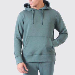 Vente en gros Personnalisé 100% Coton Sweats à capuche vierges tendance pour hommes Style décontracté Streetwear Ensemble à la mode Streetwear Hoodies Wear - Product Image 1