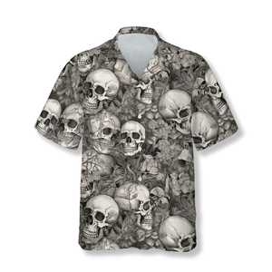 Camisas hawaianas para hombre estilo festivo verano Casual manga corta vacaciones Resort ropa moda venta al por mayor fiesta playa trajes - Product Image 5