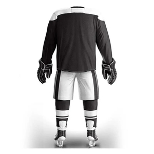 Uniforme de Hockey sobre Hielo Personalizado de Alta Calidad con Bordado, Transpirable, de Secado Rápido, Antibacterial, Impresión de Nombre OEM - Product Image 3