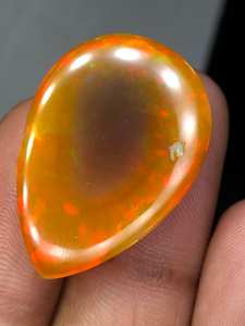 Increíble panal naranja Pera de ópalo etíope de alta calidad suelta Multi fuego cabujón de ópalo etíope de alta calidad ópalo de panal - Product Image 4