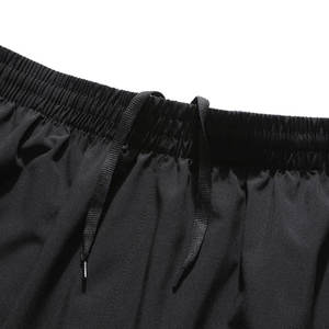 Pantalones cortos informales para hombre ecológicos mezcla de algodón 100% reciclado estilo callejero sólido moda sostenible servicio OEM disponible - Product Image 3