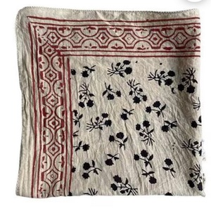 Foulard carré de luxe pour femme, en polyester et coton biologique, motif cachemire, séchage rapide, toutes saisons, faible MOQ - Product Image 2