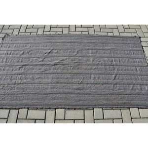 Alfombra turca Vintage gris clásica moderna, Material de lana de 3,8x7 pies, látex, área grande, alfombra para sala de estar, Patchwork para uso en pasillo - Product Image 3