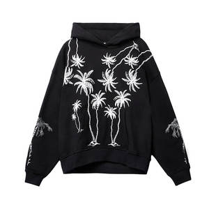 Sweats à capuche pour hommes en coton épais de haute qualité sweats à capuche surdimensionné unisexe sweats à capuche personnalisés - Product Image 1