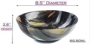 Bol de table décoratif en corne de vache haut de gamme, fait à la main, avec une belle texture, pour la décoration de la maison à un prix abordable - Product Image 3