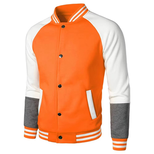Veste universitaire pour hommes avec logo personnalisé Streetwear Baseball Letterman Vestes pour hommes Unisexe Slim Fit 2025 - Product Image 1