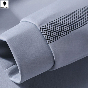 ชุดดำน้ำแบบลำลองทำจากผ้าขนสัตว์นีโอพรีนสำหรับผู้ชาย5มม. มีซิปแบบยืดหยุ่นมีซิปด้านหน้าแบบแบน - Product Image 3