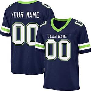 Ropa deportiva OEM, uniforme de entrenamiento de fútbol americano sublimado de último estilo, diseño de talla grande transpirable de excelente calidad - Product Image 1