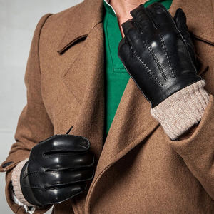 Gants en cuir de haute qualité pour hommes, dernier design, style uni, décontracté, usage quotidien, couleur personnalisée, logo en vente - Product Image 4
