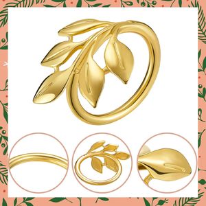 Best Petals Napkin <b>Rings</b> Stylish Napkin <b>Rings</b> Top Selling Customised in Design Fancy High <b>Gold</b> Plated Napkin <b>Ring</b> <b>Set</b> of 6-<b>Gold</b> - Product Image 6