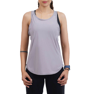 Camiseta sin mangas para mujer, camiseta sin mangas de algodón y poliéster de alta calidad para Fitness, deportes, Jogging, correr, camiseta sin mangas para damas, niñas adultas, servicio OEM - Product Image 1