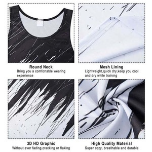 เสื้อกล้ามออกกำลังกายผ้าฝ้าย100% สำหรับผู้ชายเสื้อกล้ามสำหรับออกกำลังกายกล้ามเสื้อกล้ามแขนกุดมีเสื้อกล้ามระบายความร้อนดีไซน์ให้ความเย็นสำหรับฤดูร้อน - Product Image 2