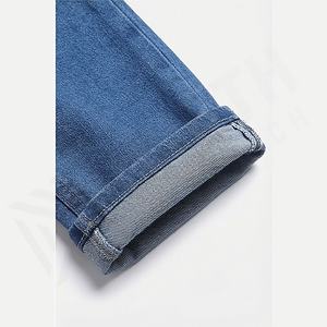 Nouveau jean slim pour homme élégant, pantalon en denim décontracté à la mode, pantalon droit pour garçons, vente en gros personnalisée - Product Image 6