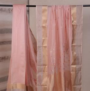 Sari Taraj Phool à double bordure pour femmes |   Sari ethnique à motif floral traditionnel avec une finition élégante, vêtements de fête, occasions spéciales - Product Image 1