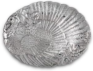 Produit le plus recherché Grand plateau de service en aluminium Style moderne Plateau décoratif de fantaisie pour la maison Mariage Hôtel Utilisation - Product Image 6