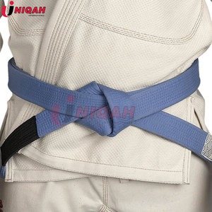Venta al por mayor de alta calidad 100% algodón Karate Judo Jiu Jitsu cinturón personalizado artes marciales desgaste - Product Image 3