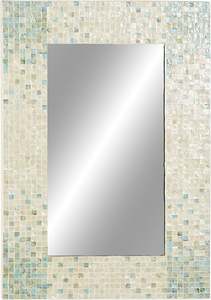 กรอบกระจกติดผนังลายมุกคุณภาพสูง งานฝีมือประณีต กรอบกระจกติดผนังลายมุกสำหรับห้องนอนและทางเดิน - Product Image 6