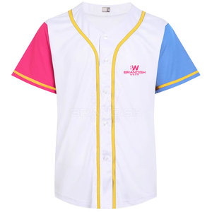 Precio barato último diseño jersey de béisbol para la venta en línea diseño personalizado al por mayor jersey de béisbol - Product Image 1