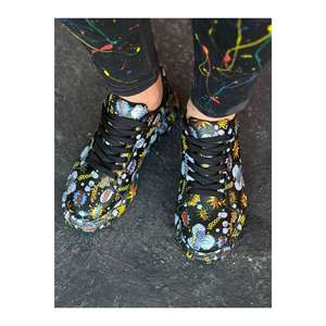 Chaussures de marche décontractées KB-X500 noires à lacets pour hommes pour le groupe d'âge des jeunes - Product Image 2