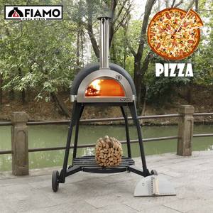 Horno de Pizza de arcilla de leñ<span class=keywords><strong>a</strong></span> y <span class=keywords><strong>Gas</strong></span> grande de alta calidad, horno de Pizza de cocina al aire libre de fuego de madera para asar y Pizza de Navidad - Product Image 1