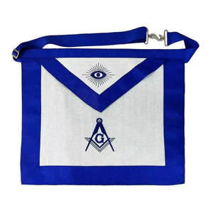 Delantal Masónico Personalizado, Suministro de Fábrica OEM, Delantal de Maestro Masón, Prenda Ceremonial de Alta Gama - Product Image 1