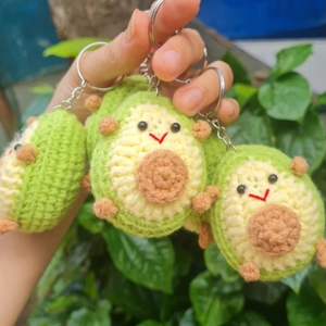 Handmade Crochet <b>Animal</b> Keychain Cute Amigurumi Knitting <b>Keyring</b> Pendant Customizable Shape Backpack Car Charms OEM ODM Vietnam - Product Image 4