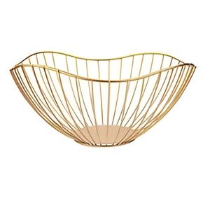 Bol en fil métallique robuste fabriqué à la main pour fruits et légumes frais Bol de cuisine en fil métallique fait main - Product Image 5