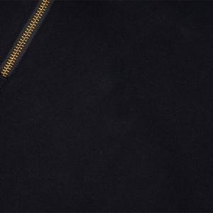 Warm <b>Women</b> Funnel Neck Zip <b>Black</b> Sweatshirt - Soft and Comfortable Zip-Up Pullover with High Funnel Neck for Extra Warmth - Product Image 4