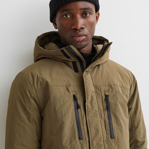 Veste d'hiver pour hommes sur mesure en gros Design élégant de bulle d'air avec capuche coupe-vent chaude et à la mode - Product Image 4